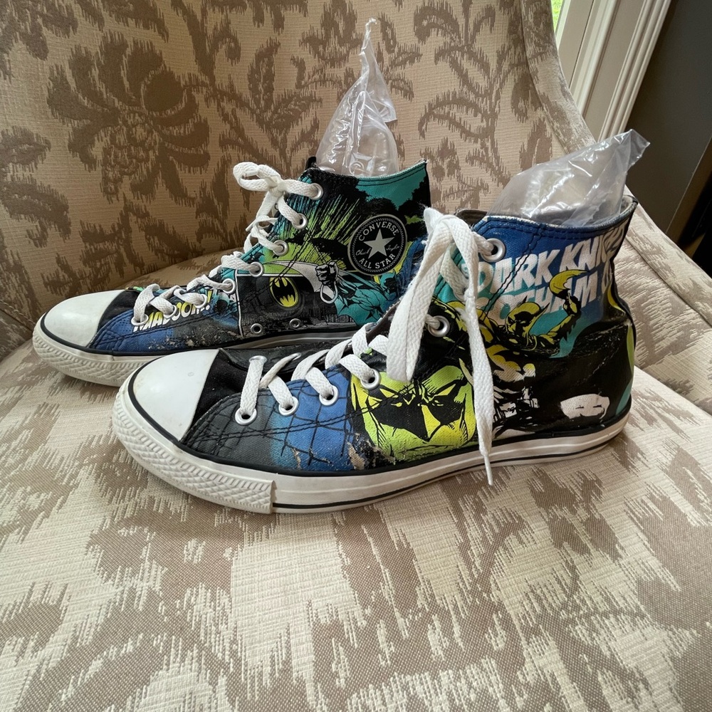 Converse Chuck Taylors Marvel Batman high tops